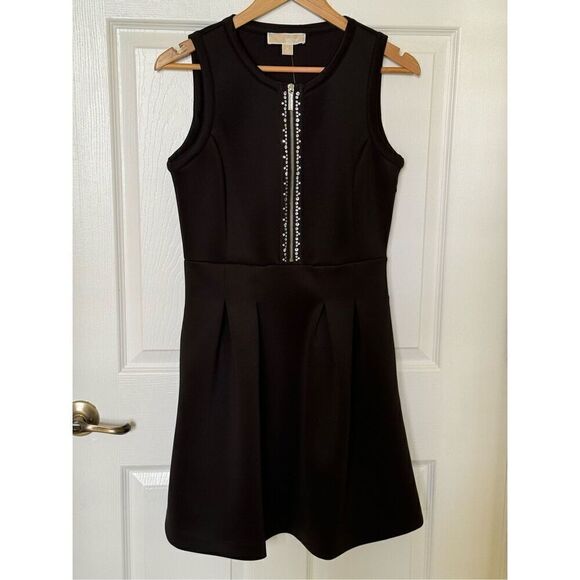 Michael Khors Dresses & Skirts - Michael Khors Embellished Black Sleeveless Dress, Size M, NWT